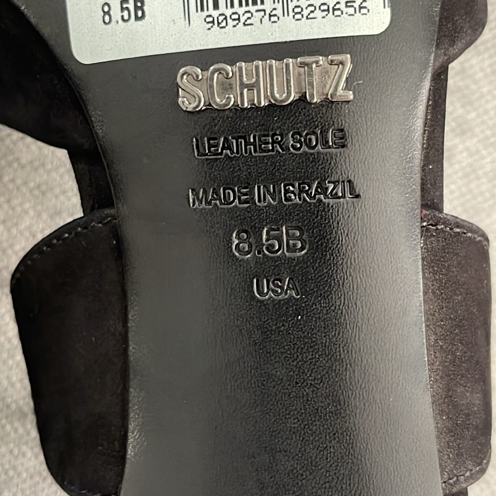 Schutz Suede Lace Up Heels - Picture 8 of 10